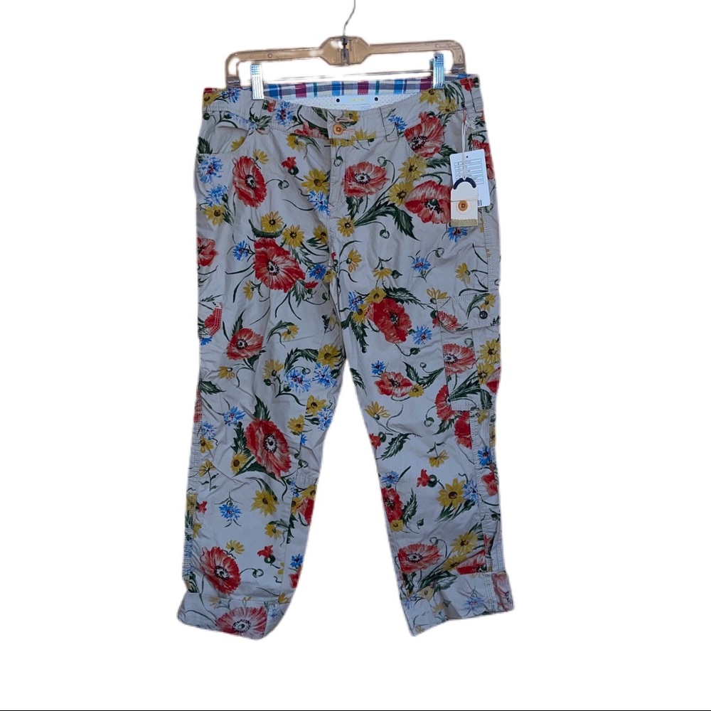 Anthropologie Floral Pants